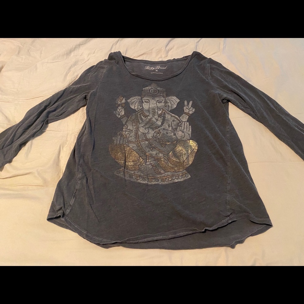 Lucky Brand vintage style 3/4 length sleeves